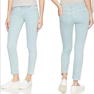 Hudson Tally Midrise Skinny Crop Jean 27 Sage Extract